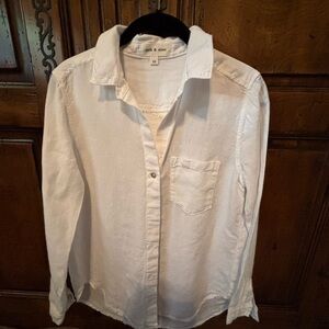 Cloth & Stone Cream Button Down Shirt